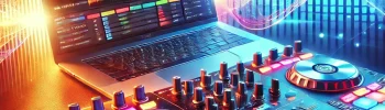 ノートパソコンでDJ