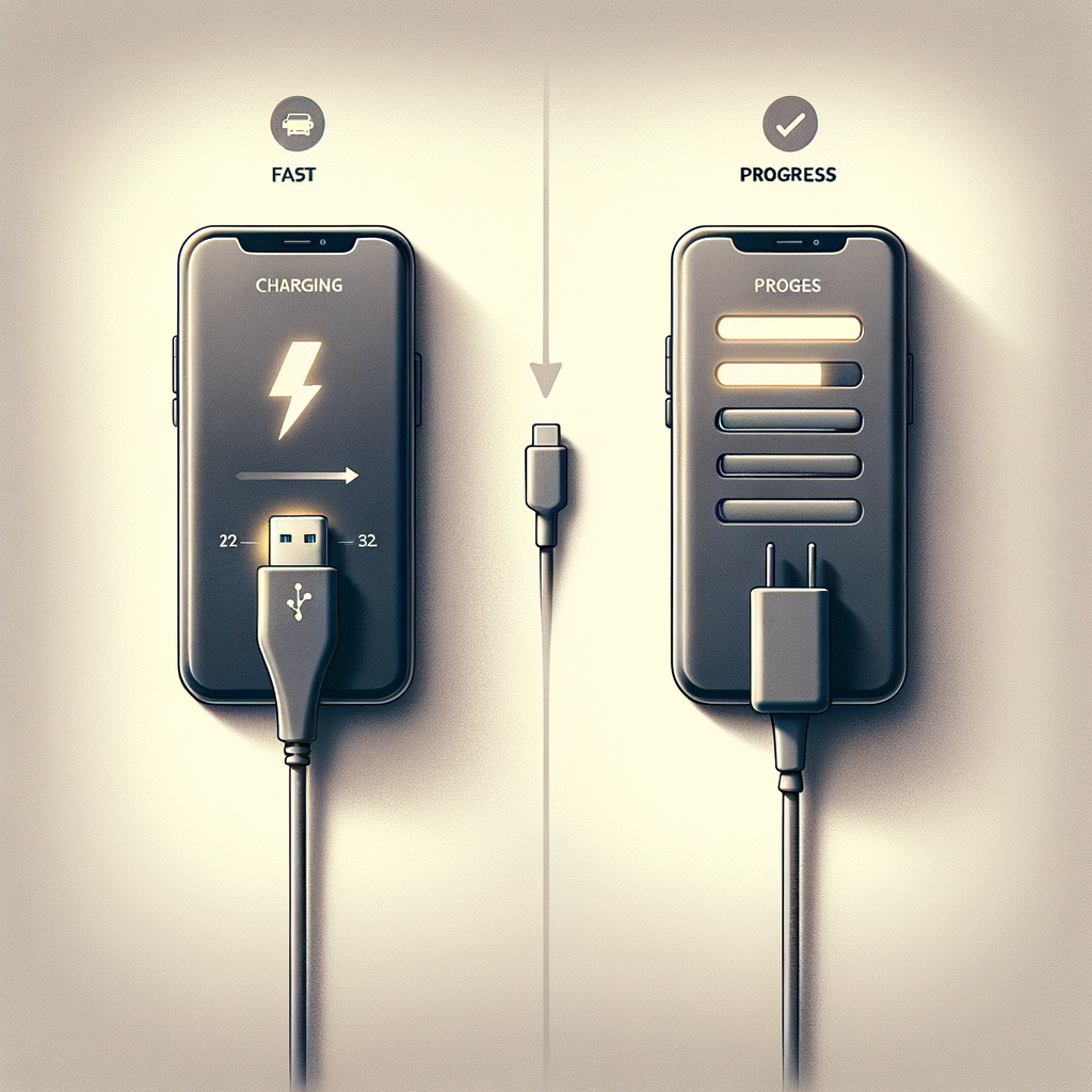 USB-C充電とACアダプター充電