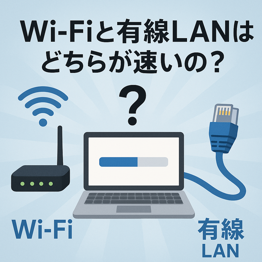 wi-fiと有線LAN