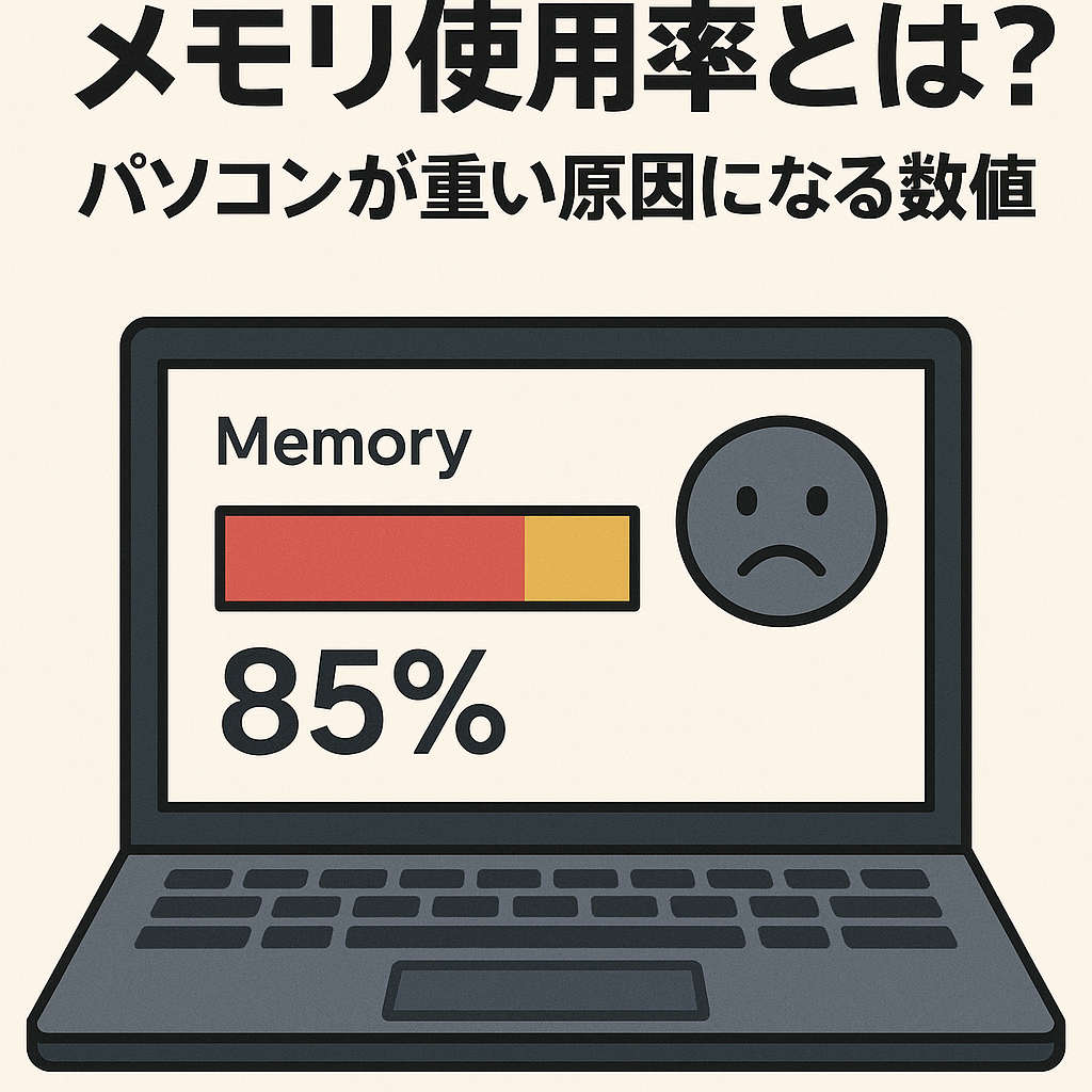 メモリ使用率とは